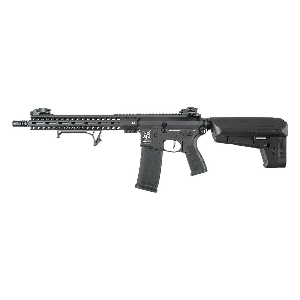 [DA-A15-ETU] Delta Armory M4 AR15 Full Metal 13'' M-LOK Noir Alpha AEG 1.2J ETU