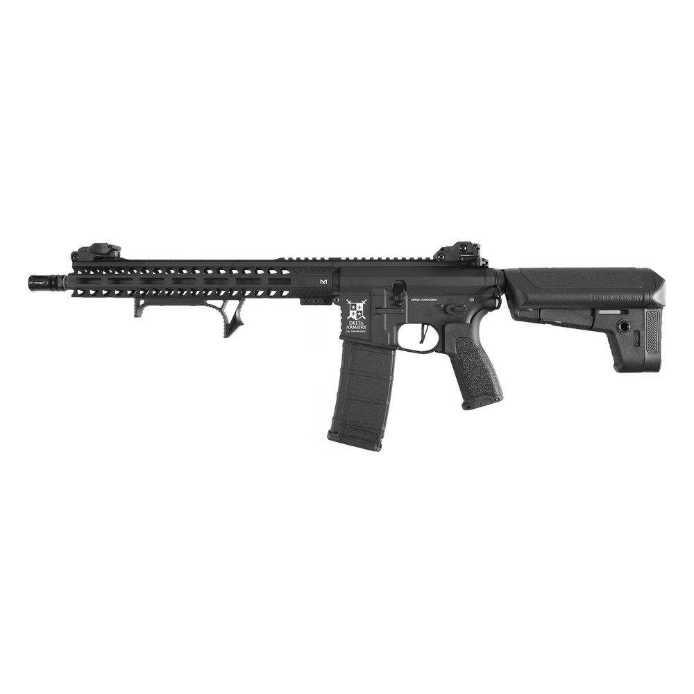[DA-A15] Delta Armory M4 AR15 Full Metal 13'' M-LOK Noir Alpha AEG 1.2J Pack C
