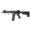 Delta Armory M4 AR15 Full Metal Short M-LOK Noir Alpha AEG 1.2J Pack