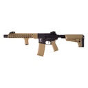 Delta Armory M4 SilentOps DMR FullMetal Noir/Tan Alpha AEG1J Pack Com