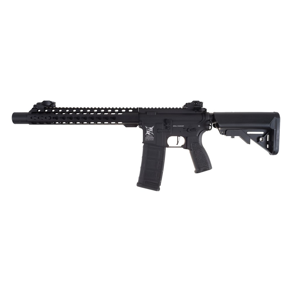 [DA-A10] Delta Armory M4 SilentOps DMR FullMetal Noir Alpha AEG1J Pack Complet