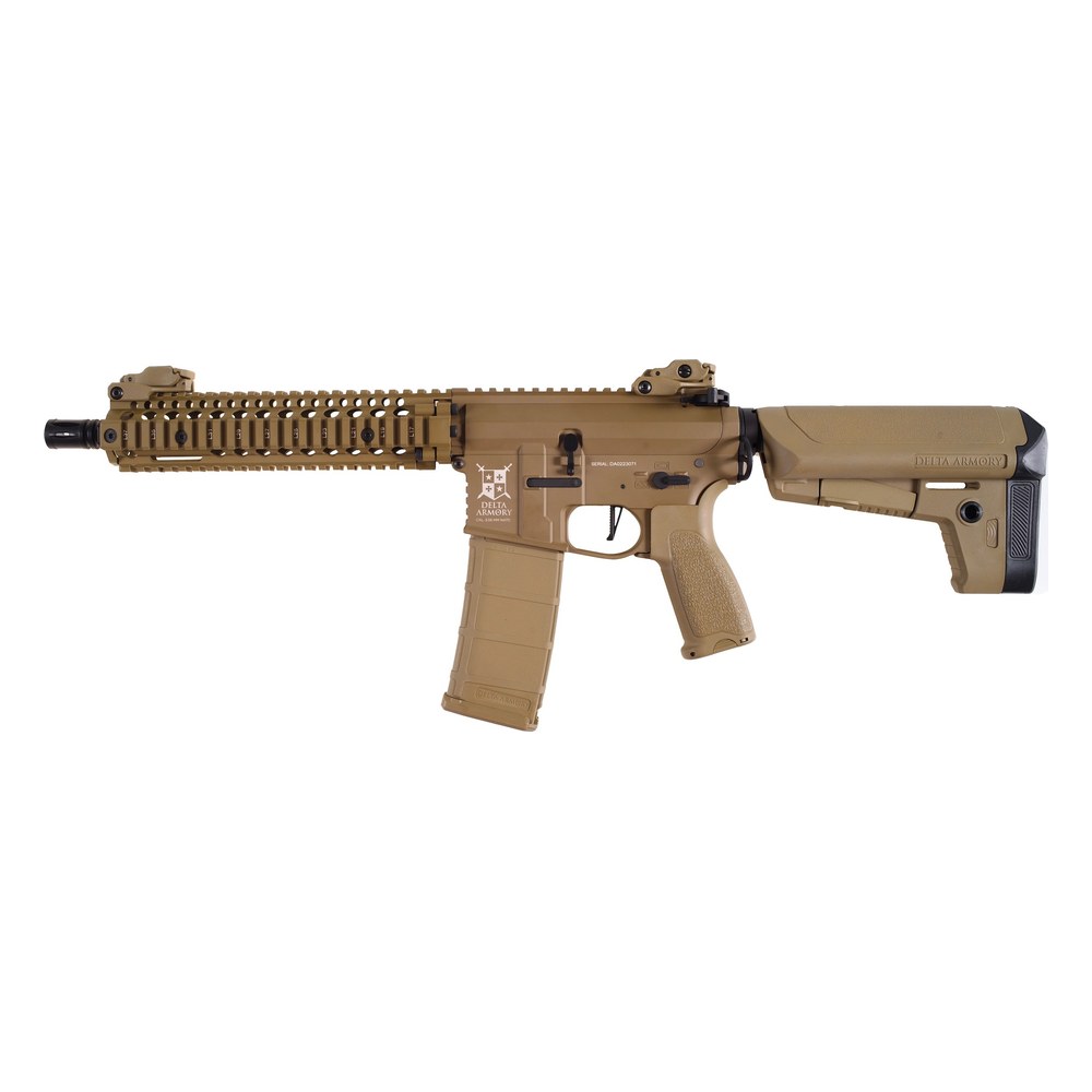 [DA-A07-FT] Delta Armory M4 MK18 Full Metal Tan Alpha AEG 1.2J Pack complet