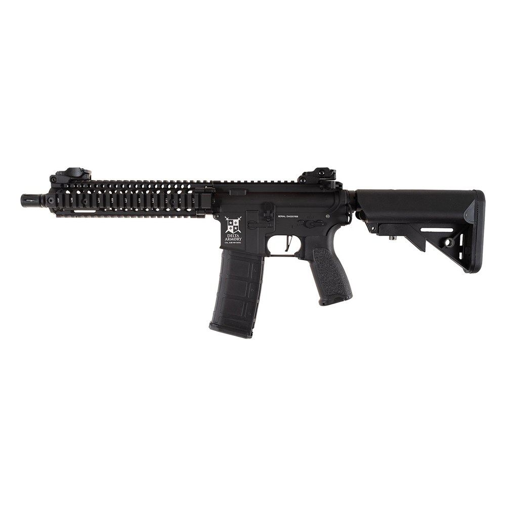 Delta Armory M4 MK18 Full Metal Noir Alpha AEG 1J Pack Complet
