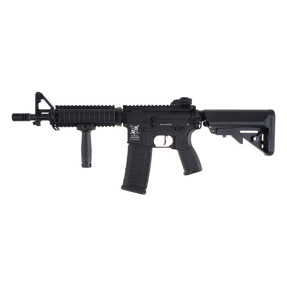 [DA-A01] Delta Armory M4 CQB-R Full Metal Noir Alpha AEG 1J Pack Complet