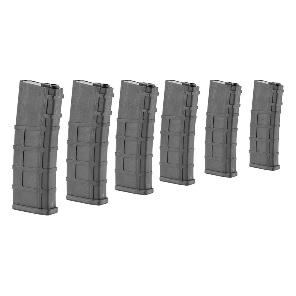 Lonex Lot de 6 chargeurs Real-Cap 30 bb Noirs
