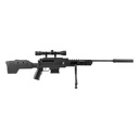 Black Ops Sniper Noir carabine break barrel 24J +lunette 4x32