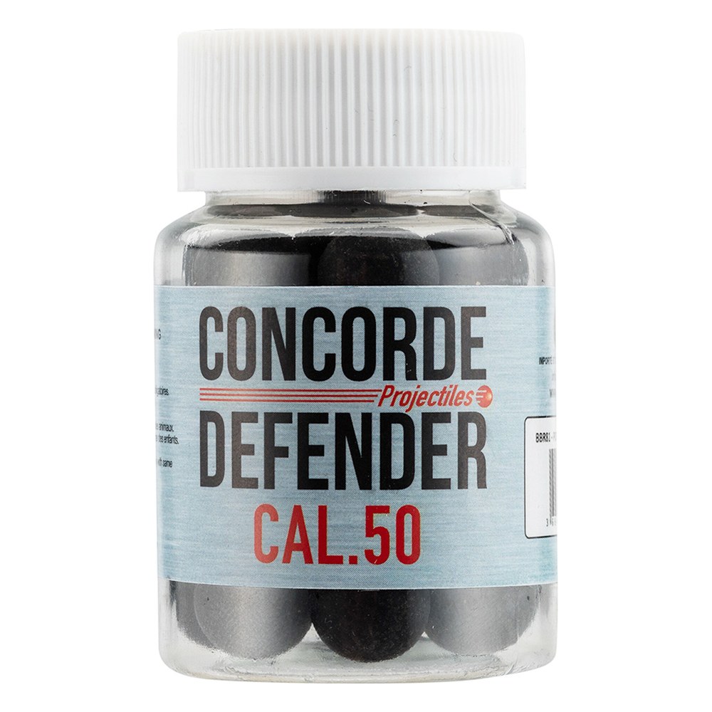 Concorde Defender Bouteille de balles Caoutchouc Cal 0.50 (x30)