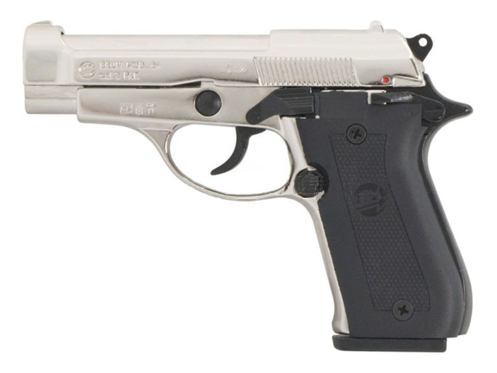 [BBM2720N] Bruni 84 9mm P.A.K Nickel C12