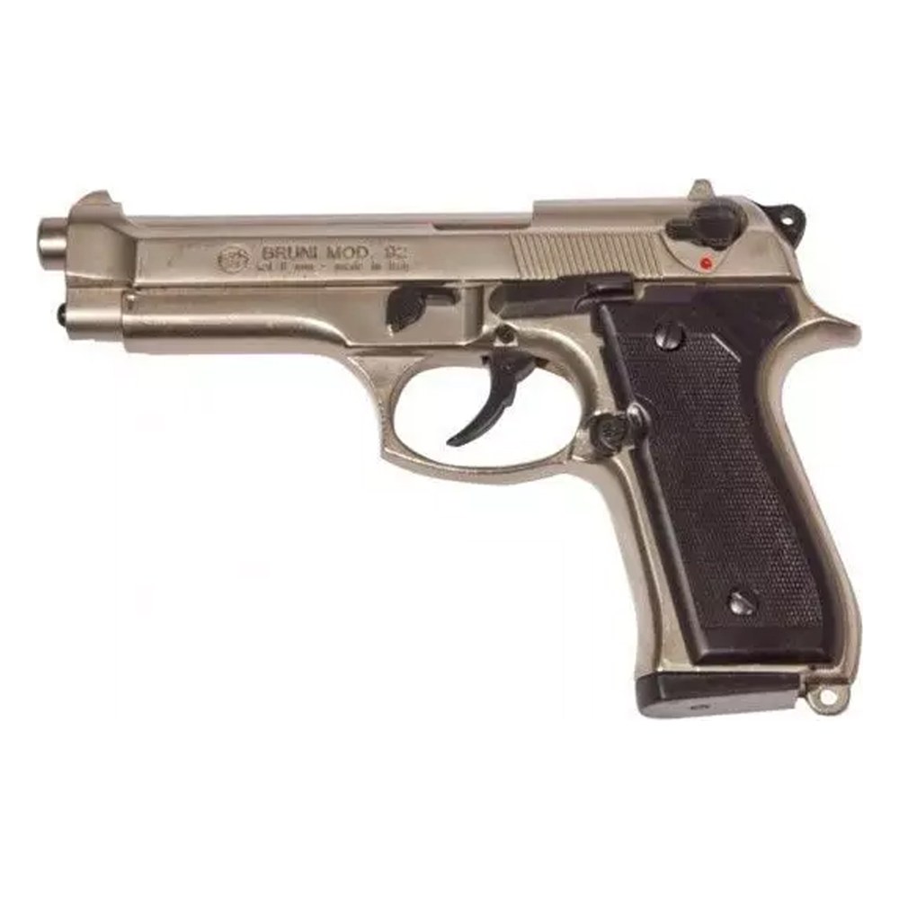Bruni 92 9mm P.A.K Nickel C12