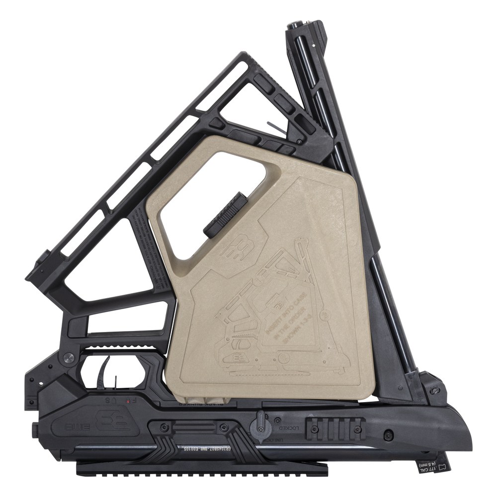 [BB002] Black Bunker Carabine Pliante BM8 4.5mm(.177) Noir Break barrel 19.9J