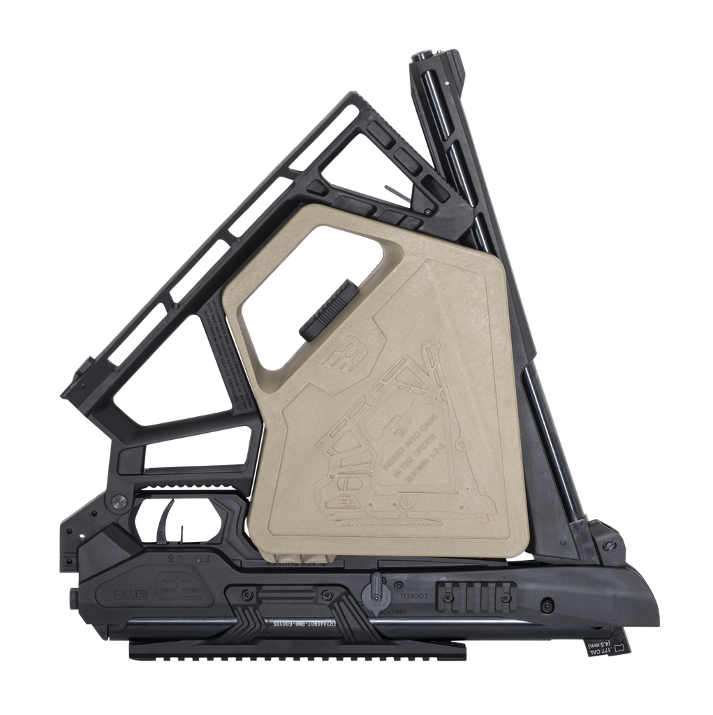 [BB002] Black Bunker Carabine Pliante BM8 4.5mm(.177) Noir Break barrel 19.9J