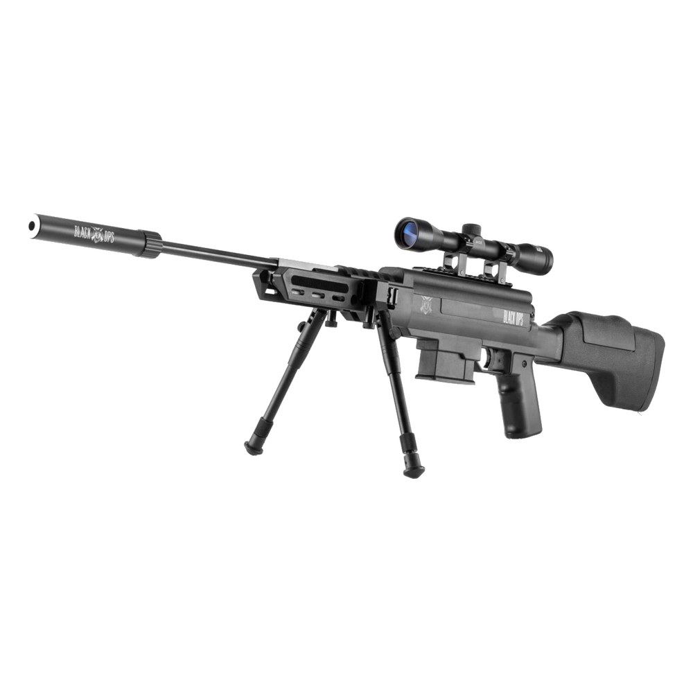 Black Ops Sniper Noir carabine break barrel 19.9J +lunette 4x32