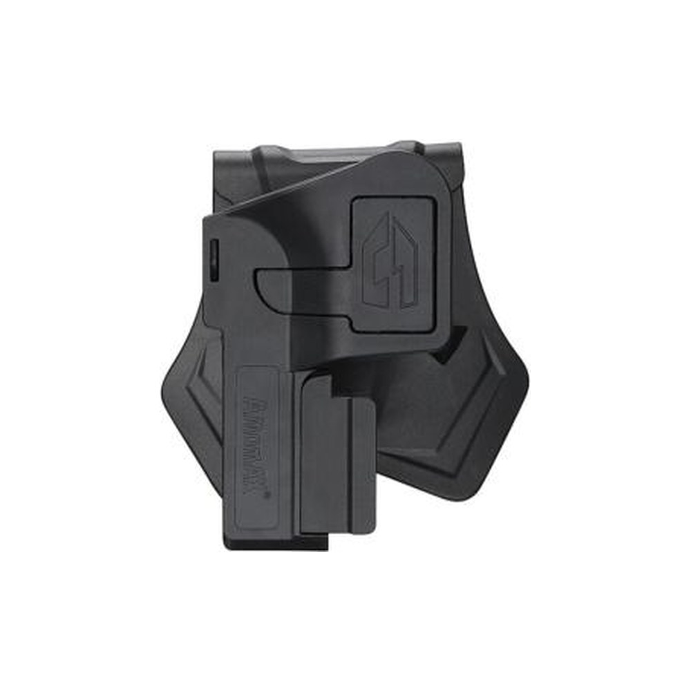 [AMUHRAIL] Amomax Holster polymère rotatif Multifit Noir rétention active + rail