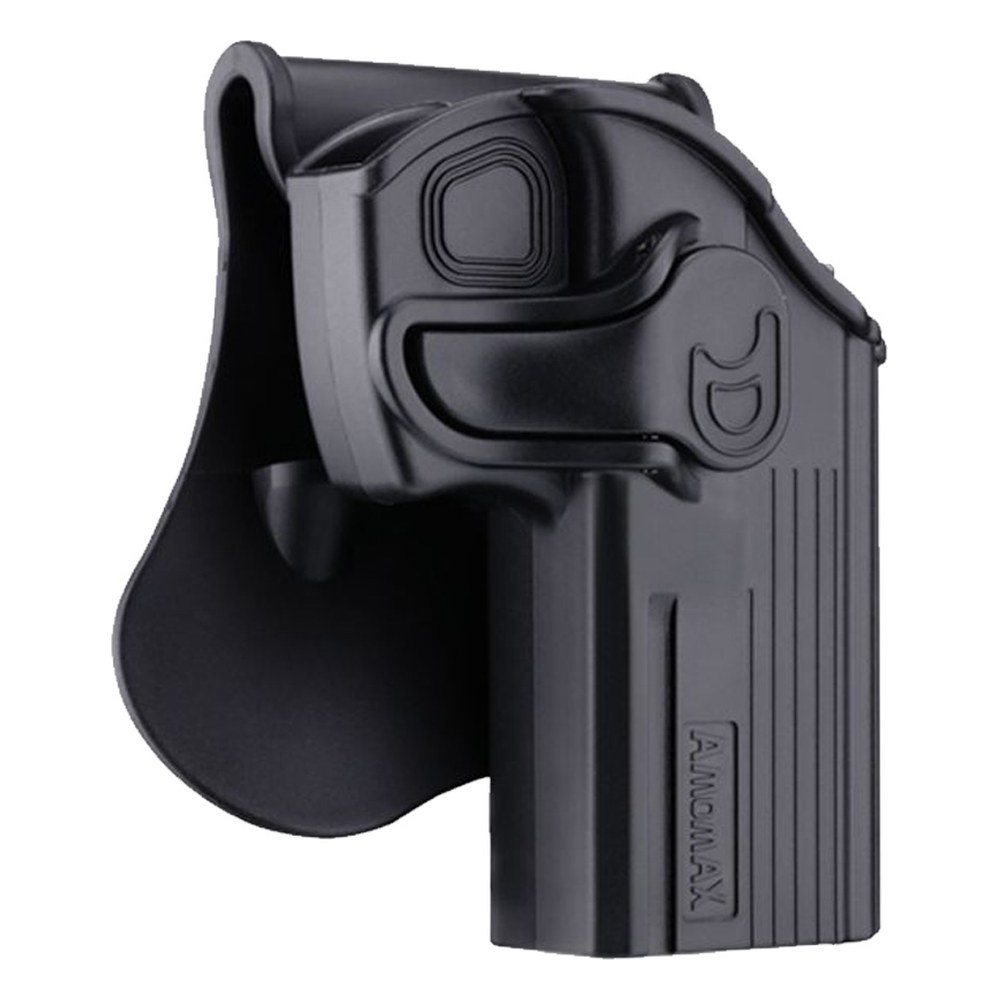 [AMT247G2] Amomax Holster polymère rotatif CZ75D - PT24/7 Noir rétention active