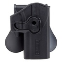 Amomax Holster polymère rotatif P320 Noir rétention active