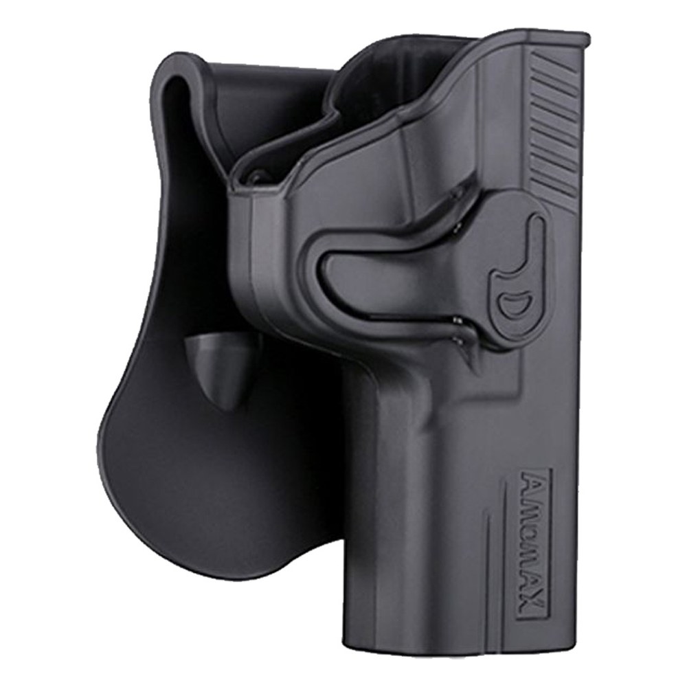 [AMMP9G2] Amomax Holster polymère rotatif M&P9 Noir rétention active