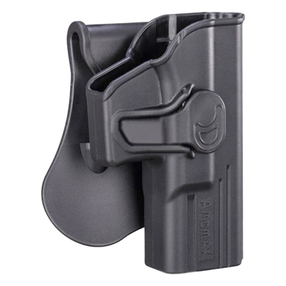 [AMG19G2] Amomax Holster polymère rotatif G19 Noir rétention active