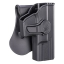 Amomax Holster polymère rotatif G19 Noir rétention active