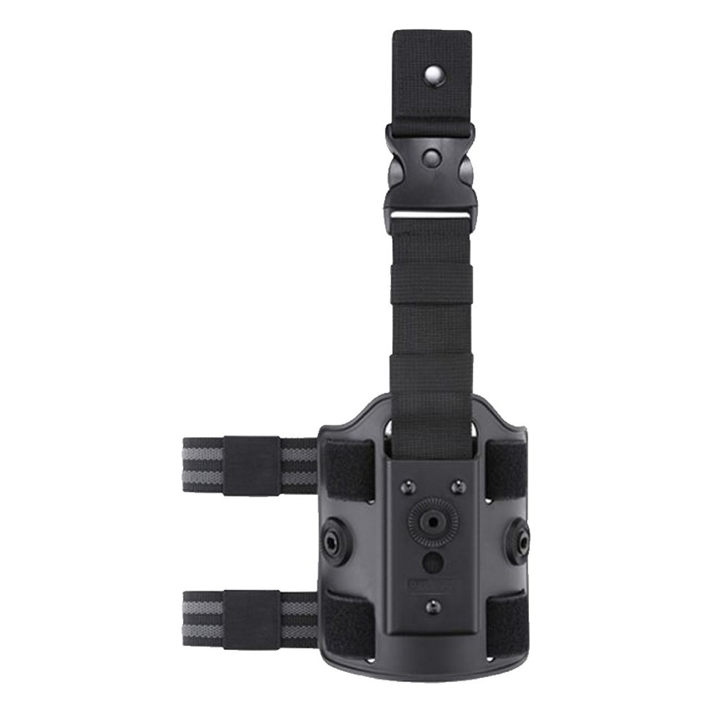[AMDLP] Amomax Plateforme de cuisse Noir pour holster polymère rotatif