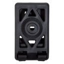 Amomax Adaptatateur Clip ceinturon Noir pour holster polymère rotatif