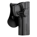 Amomax Holster polymère rotatif CZ75 SP-01 Noir rétention active