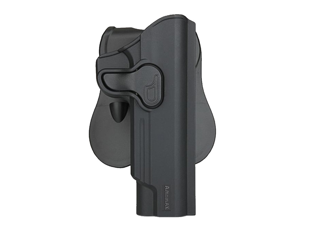 Amomax Holster polymère rotatif 1911 Noir rétention active