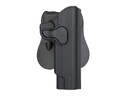Amomax Holster polymère rotatif 1911 Noir rétention active