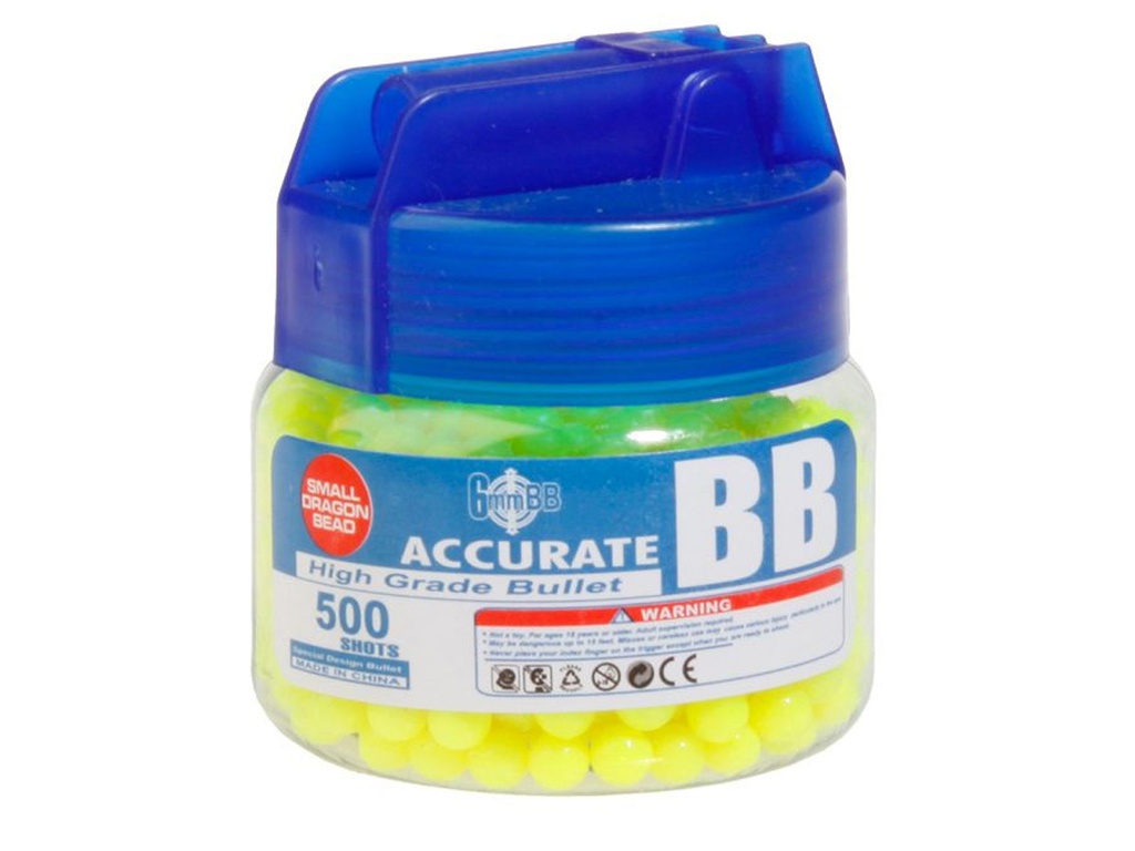 [AC80096] Billes de précision Non-Bio 6mm 0.12g (x500) Verseur Rapide