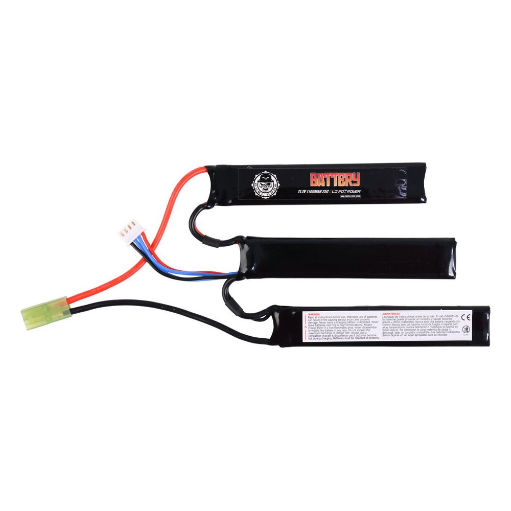[AC13217] Duel Code Batterie LiPo 11.1V 1100 mAh 25C 3 stick