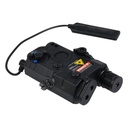 Element Boîtier AM-PEQ Noir Lampe 175 lumens et Laser Rouge