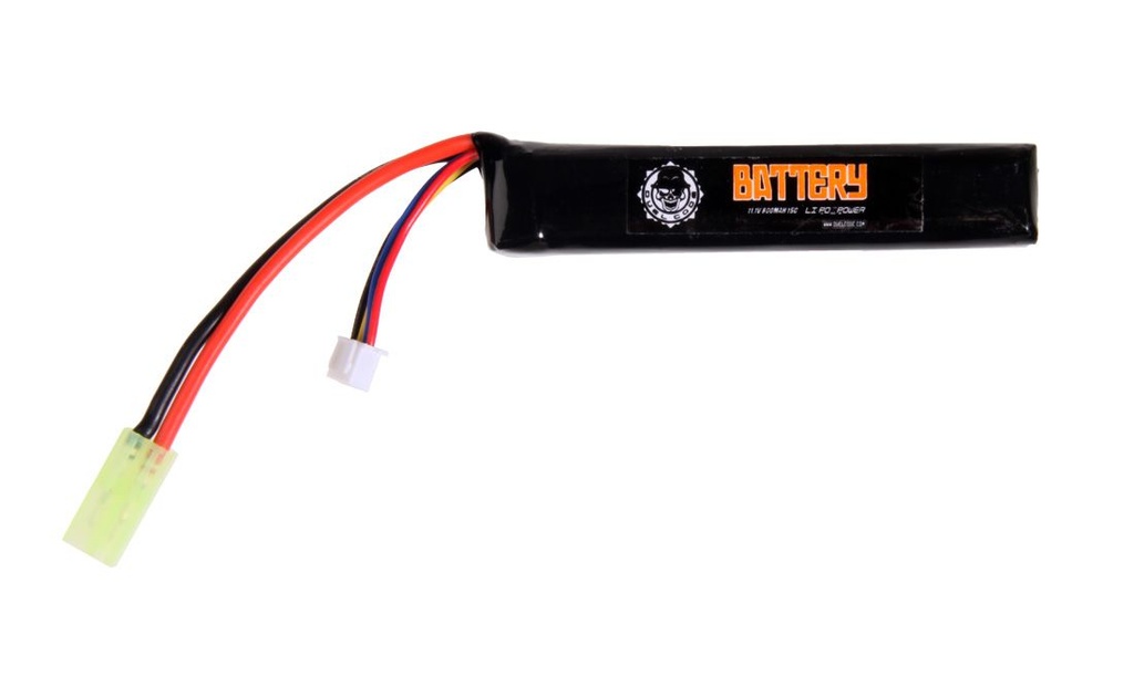 [AC12632] Duel Code Batterie LiPo 11.1V 800 mAh 15C-Tamiya stick