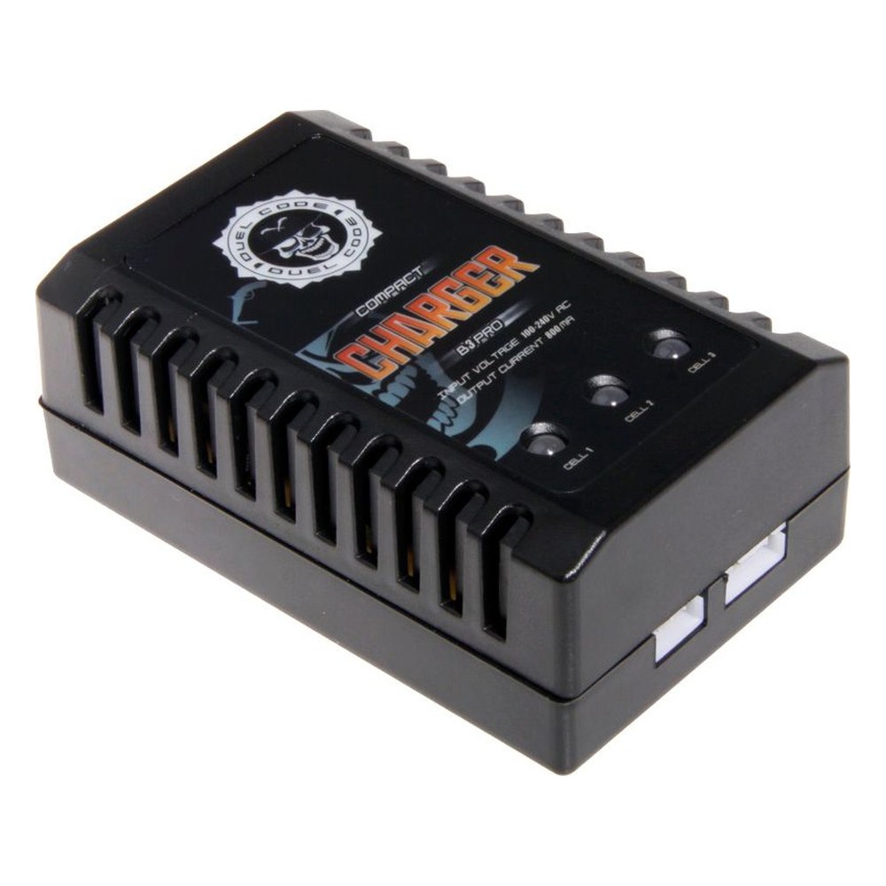 Duel Code Chargeur équilibreur Lipo Li-Fe 7.4V/11.1V