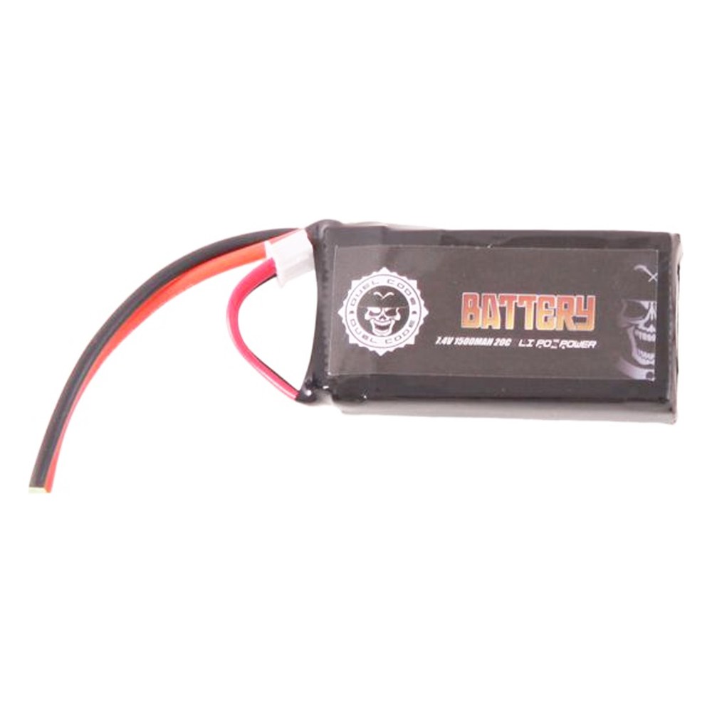 [AC12279] Duel Code Batterie LiPo 7.4V 1500 mAh 20C Type Mini