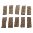 Set de bandes Velcro pour casques tactiques 3.8x1.8 OD (x10 pcs)