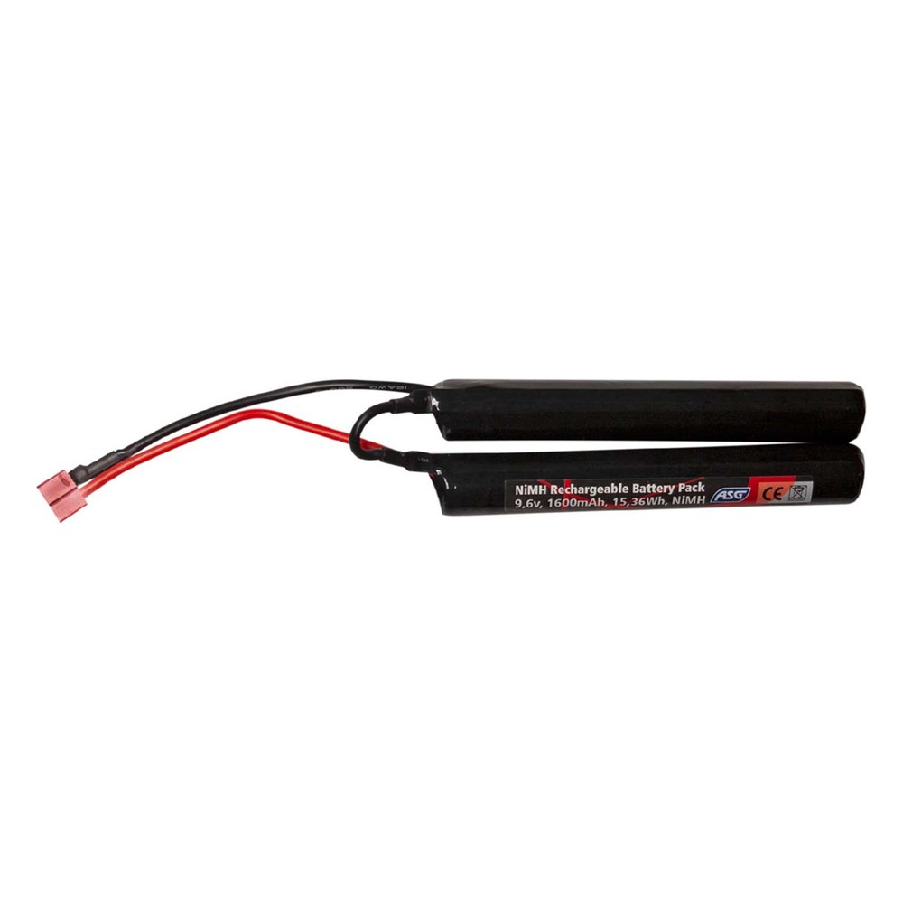 [A19621] ASG Batterie NiMH 9.6V 1600 mAh T-plug / Dean 8 élements,2 parties