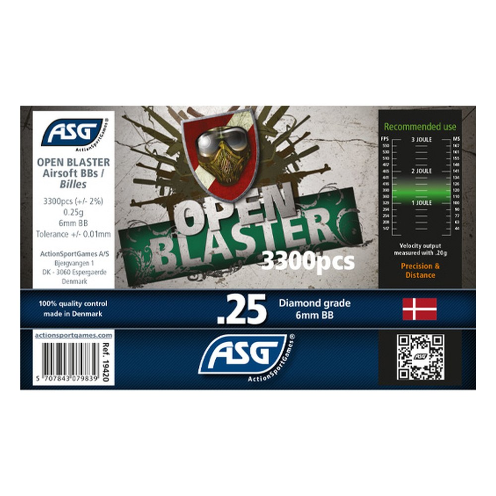 [A19420] Blaster Billes BIO Open Blaster 0.25g (x 3300) Bouteille