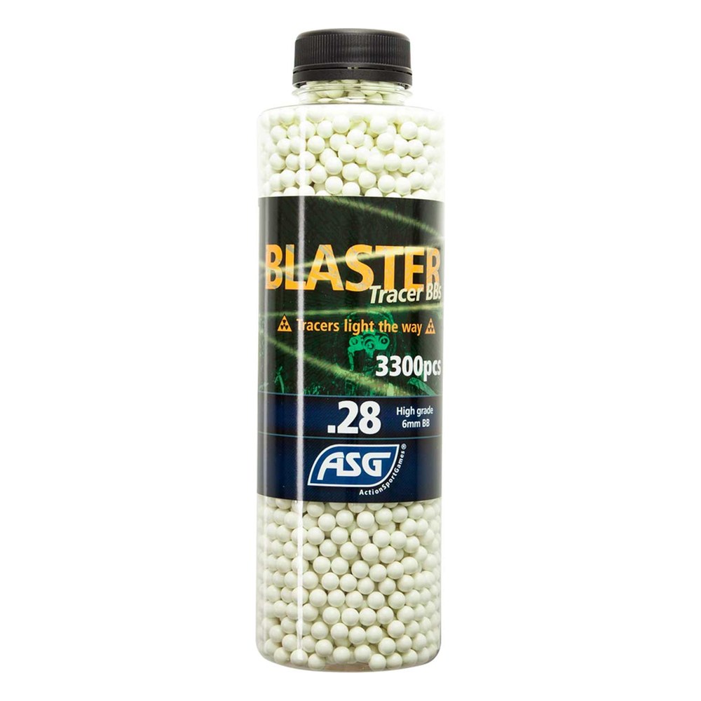 [A19408] Blaster Billes Traçantes Vert 0.28g (x 3300) Bouteille