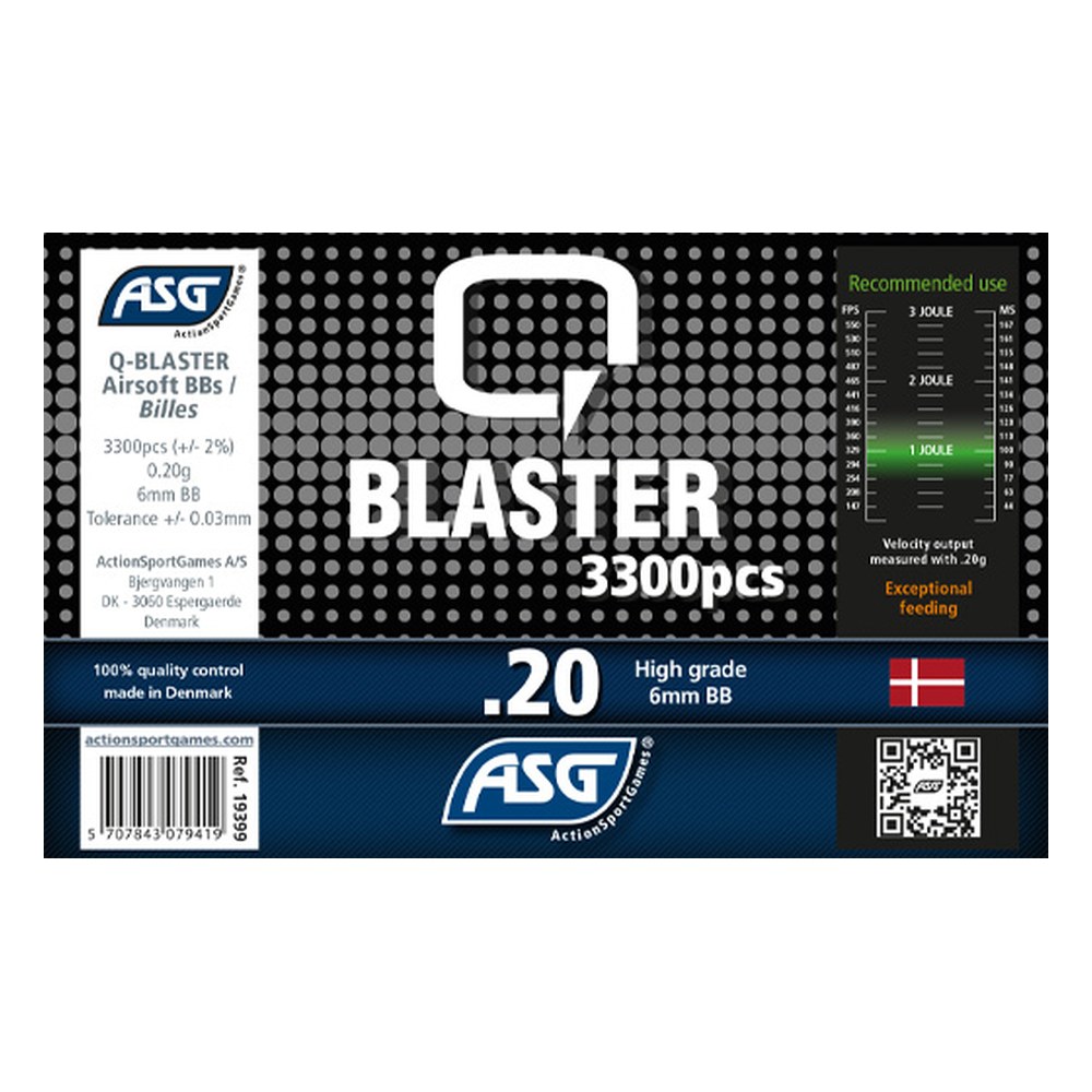 [A19399] Q Blaster Billes 0.20g (x 3300) Bouteille