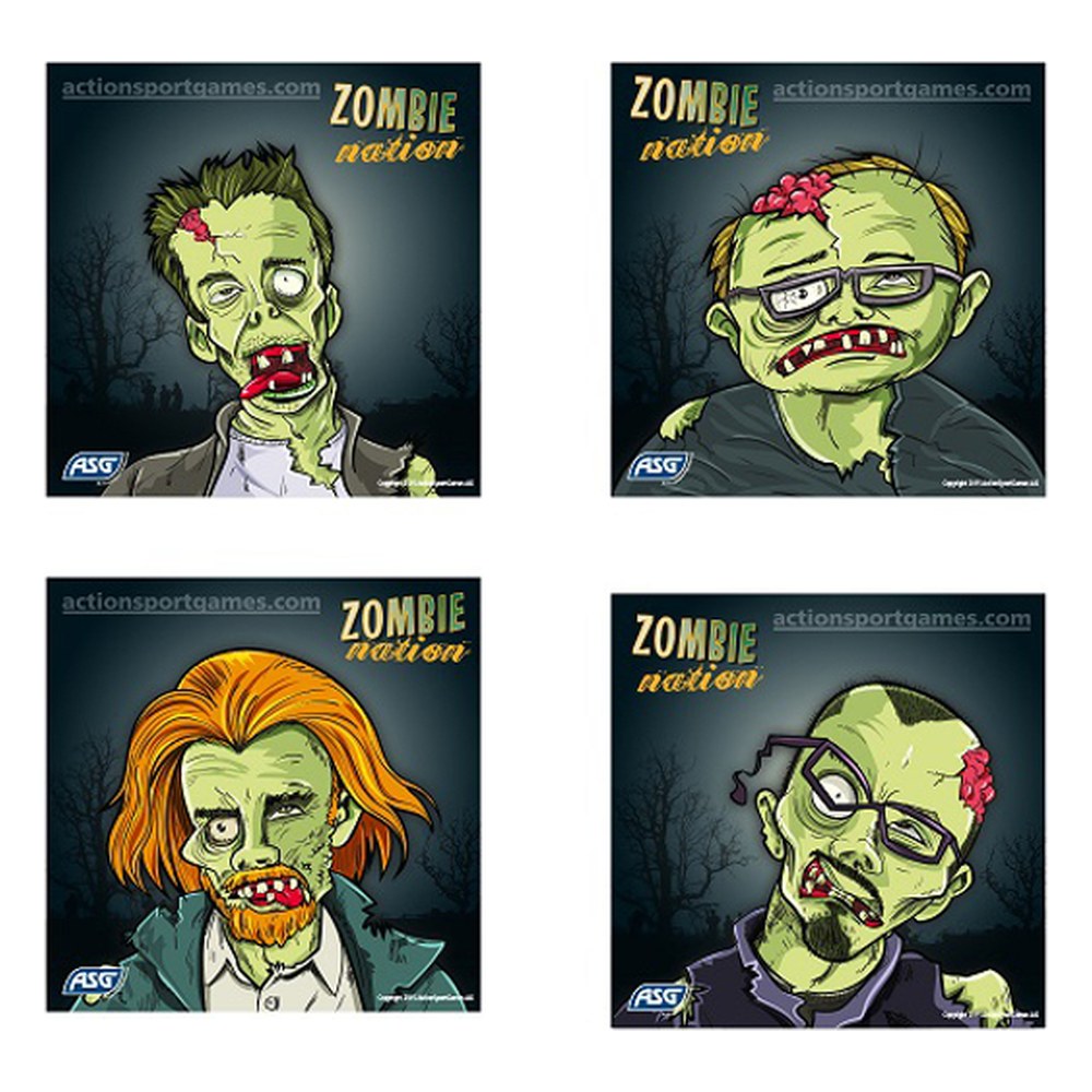 [A18168] ASG Cible shooting targets Zombies 14cm (x100)