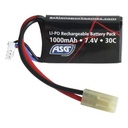 ASG Batterie Li-Po 7.4V 1000mAh type mini