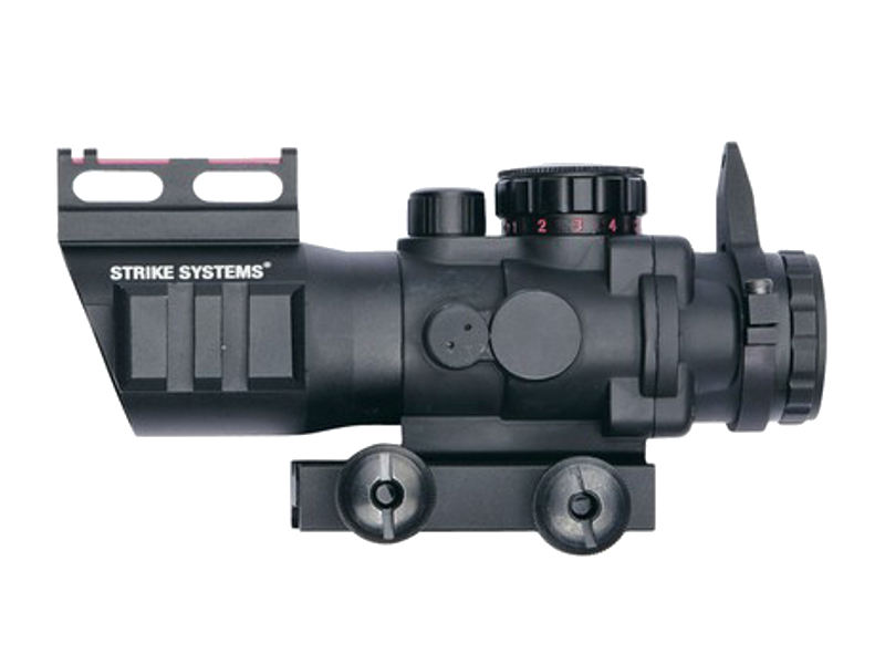 [A16458] Strike Systems Lunette de visée lumineuse 4x32 rouge/verte, 2 rails