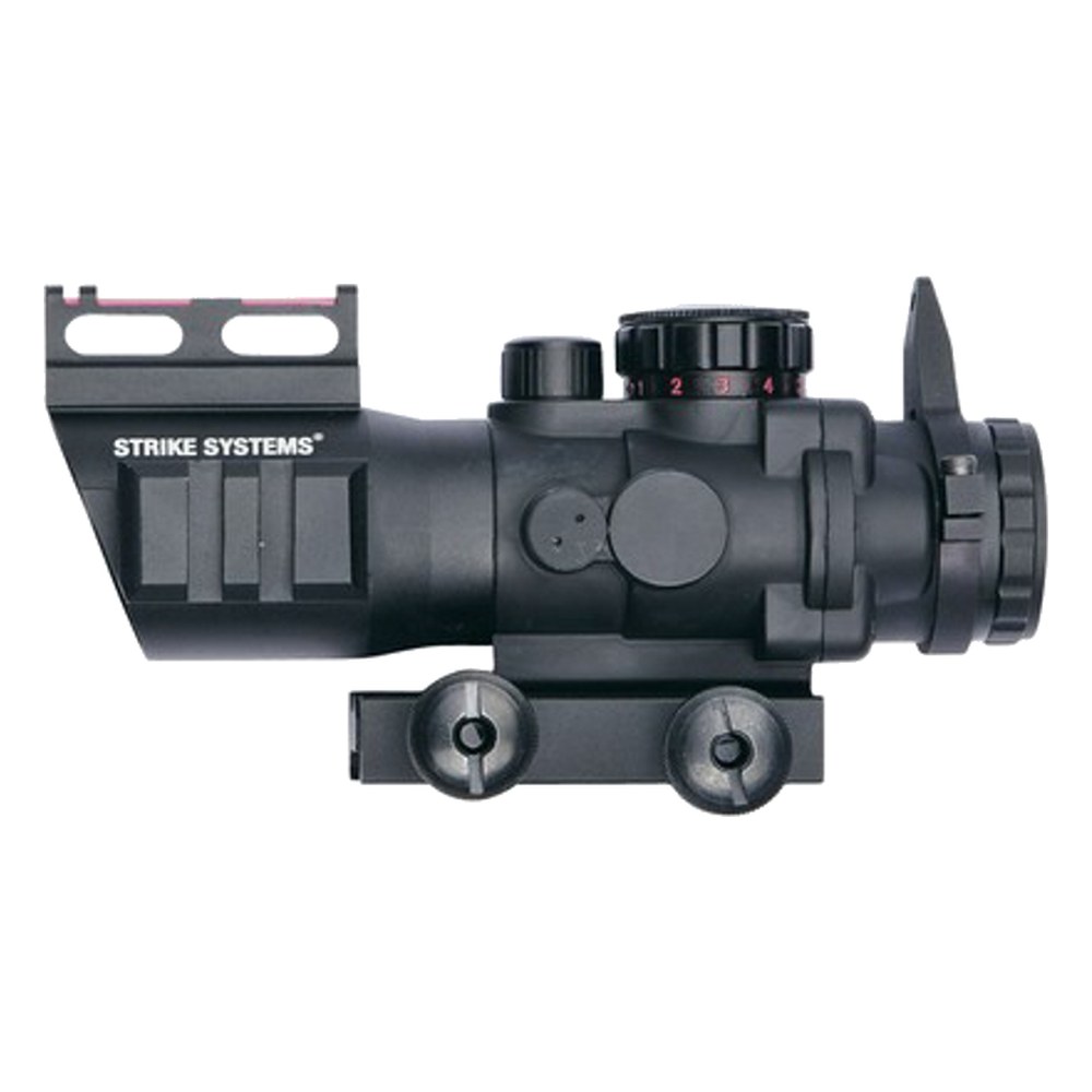 [A16458] Strike Systems Lunette de visée lumineuse 4x32 rouge/verte, 2 rails