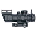 Strike Systems Lunette de visée lumineuse 4x32 rouge/verte, 2 rails