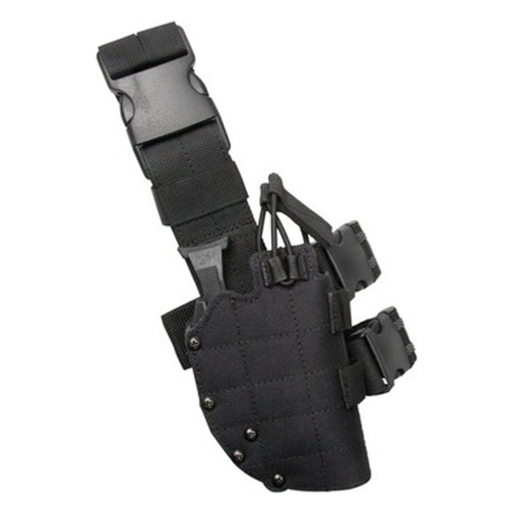 [A16285] Strike Systems Holster de cuisse BK avec clip de sécurité (Droitier)