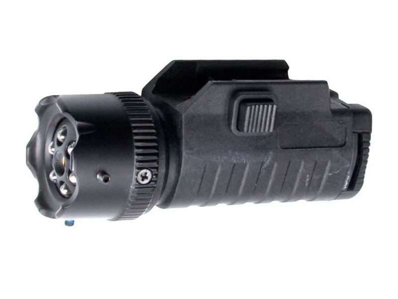 [A15927] Strike Systems Lampe tactique 6 leds + laser réglable