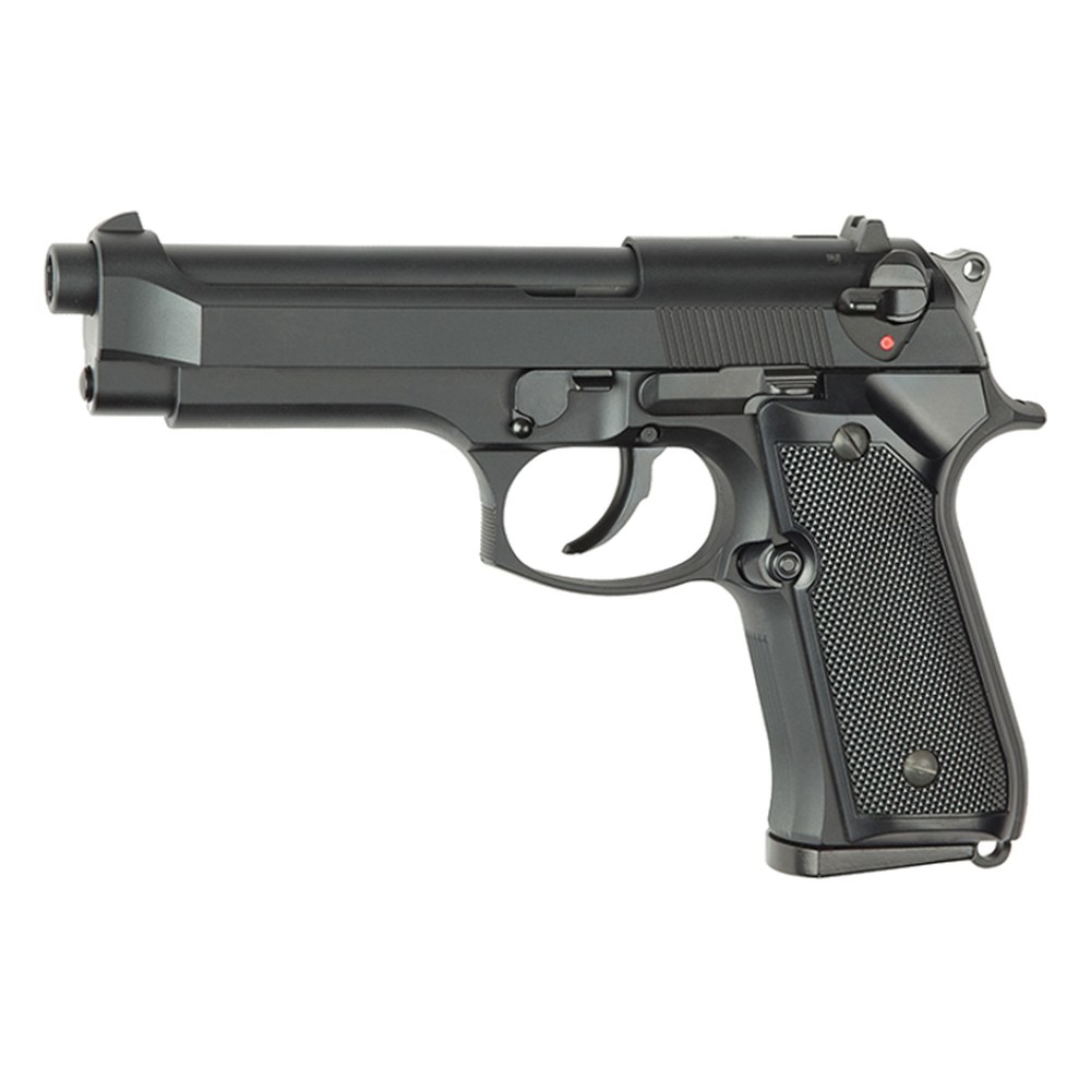 [A13466] KJ Works M9 super real Noir GAZ Blowback 0.9J