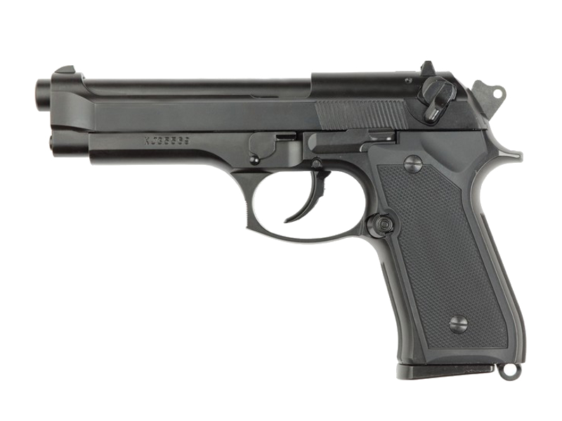 [A11112] KJ M9 HW Noir Full Métal GAZ Blowback 0.8J