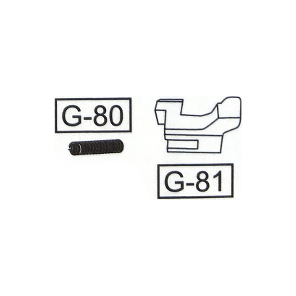 [990101G81] WE G-Series Auto Pièce G-81 Sélecteur + ressort G-80 G18/G23/G26