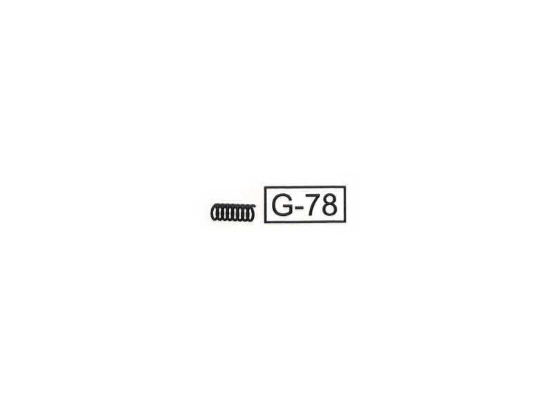 [990101G78] WE G-Series Auto Pièce G-78 Ressort pin sélecteur G18/G23/G26