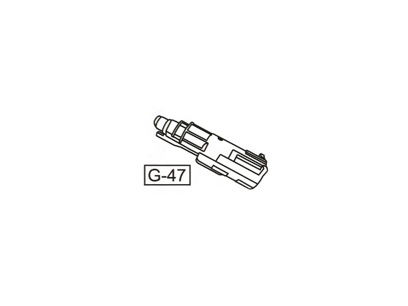 [990101G47] WE G-Series Pièce G-47 Nozzle G17 / G19 / G27 COMPLET